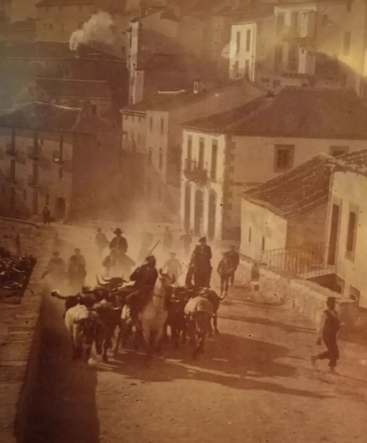 Encierro antiguo en Sepúlveda